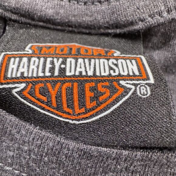 Harley Davidson Red Rock Las Vegas Men's Gray‎ Size Lg Motorcycles HD - Picture 3 of 7
